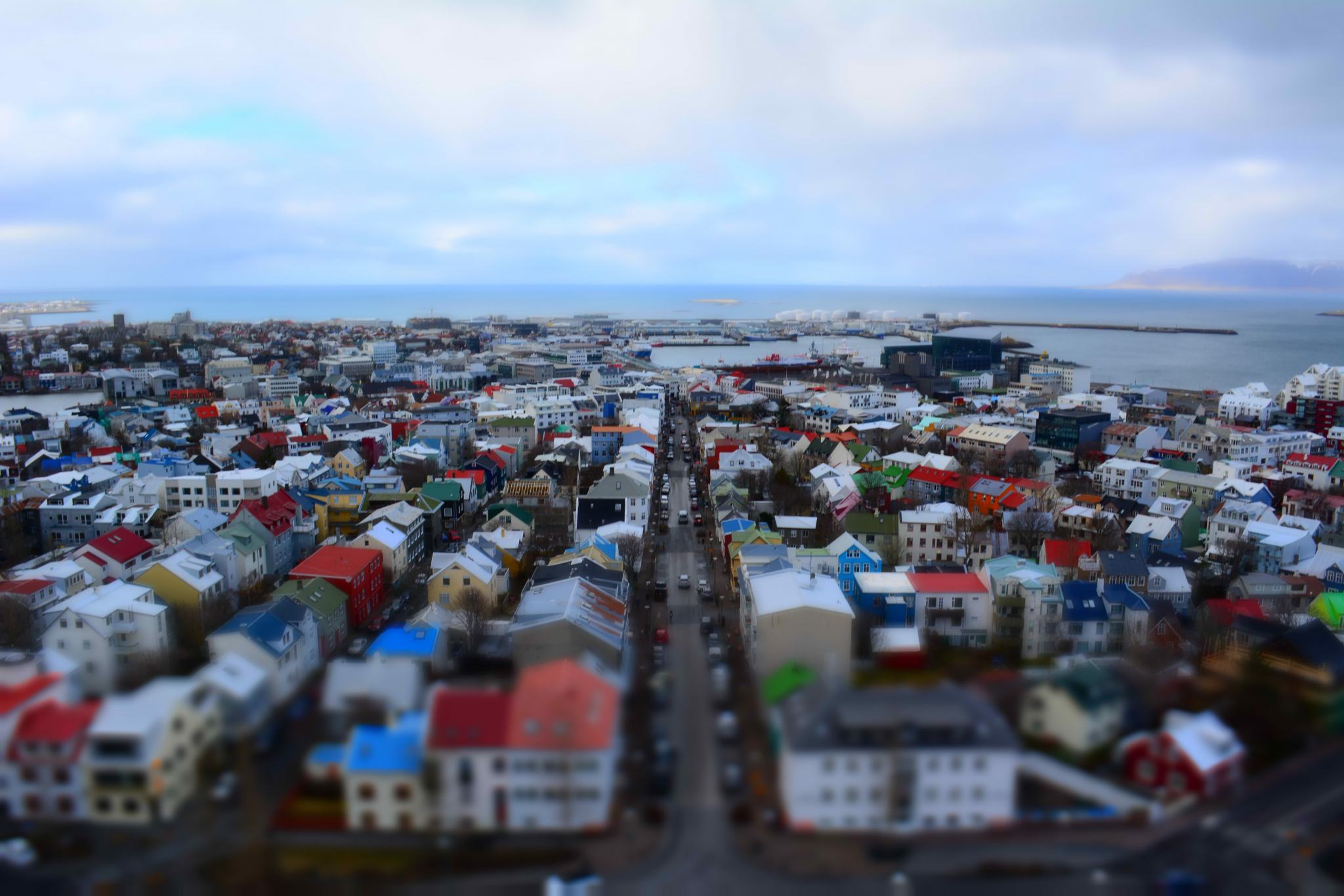 Iceland Honeymoon Reykjavik from Hallgrimskirkja