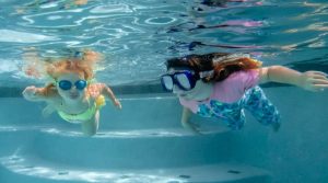 Teaching our kids to swim
