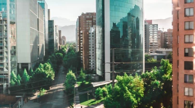 las condes santiago chile skyscrapers
