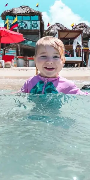 Photo of Alice at the beach